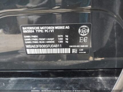 WBA63FB08SFU04811 2025 BMW