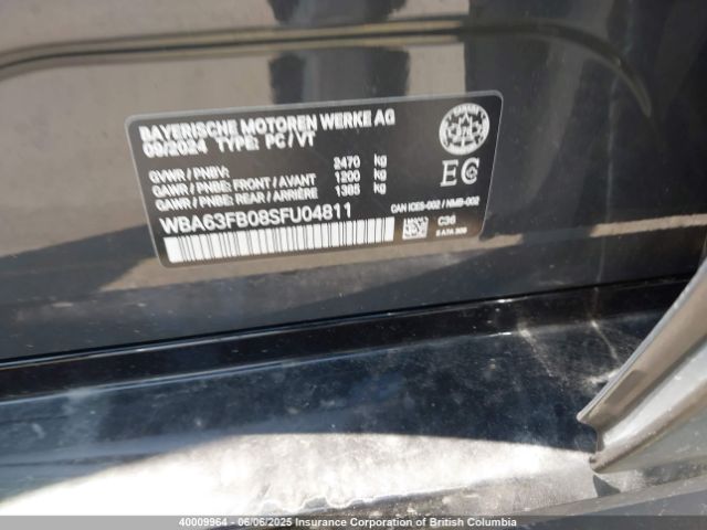 WBA63FB08SFU04811 2025 BMW