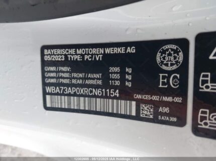 WBA73AP0XRCN61154 2024 BMW