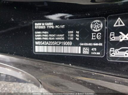 WBS43AZ05RCP19069 2024 BMW