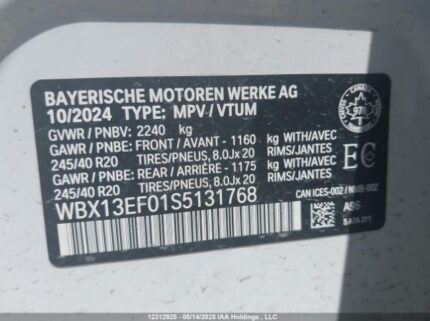 WBX13EF01S5131768 2025 BMW