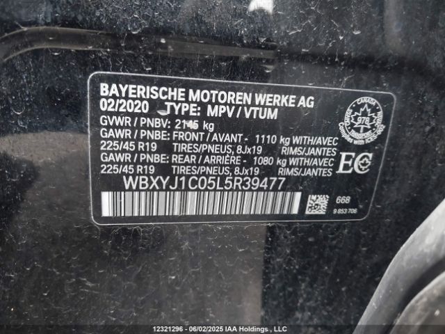 WBXYJ1C05L5R39477 2020 BMW