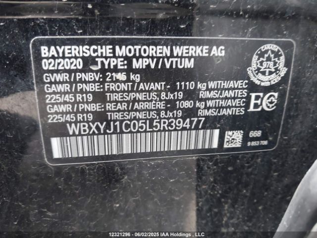 WBXYJ1C05L5R39477 2020 BMW