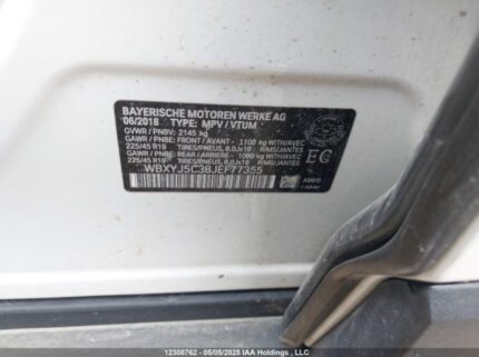WBXYJ5C38JEF77355 2018 BMW