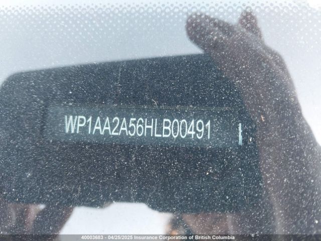 WP1AA2A56HLB00491 2017 PORSCHE