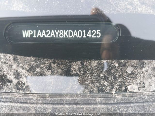 WP1AA2AY8KDA01425 2019 PORSCHE