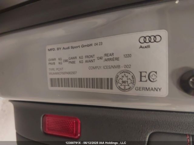 WUAAWCF50PA902937 2023 AUDI