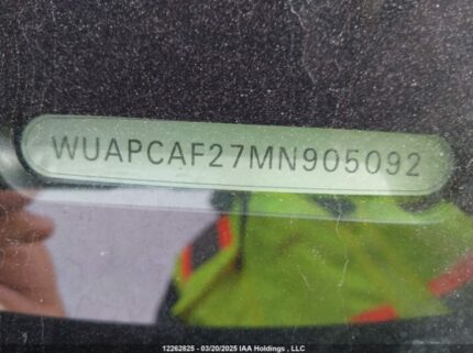 WUAPCAF27MN905092 2021 AUDI