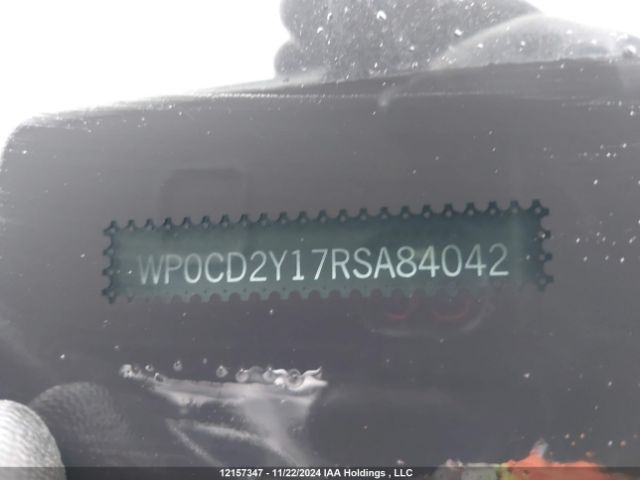 WP0CD2Y17RSA84042 2024 PORSCHE