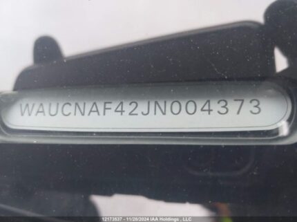 WAUCNAF42JN004373 2018 AUDI