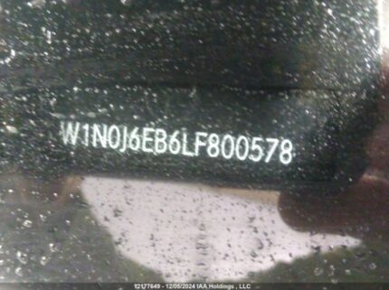 W1N0J6EB6LF800578 2020 MERCEDES-BENZ