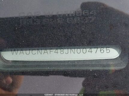 WAUCNAF48JN004765 2018 AUDI