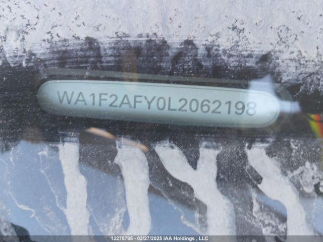 WA1F2AFY0L2062196 2020 AUDI