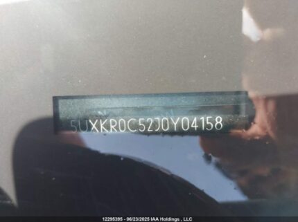 5UXKR0C52J0Y04158 2018 BMW