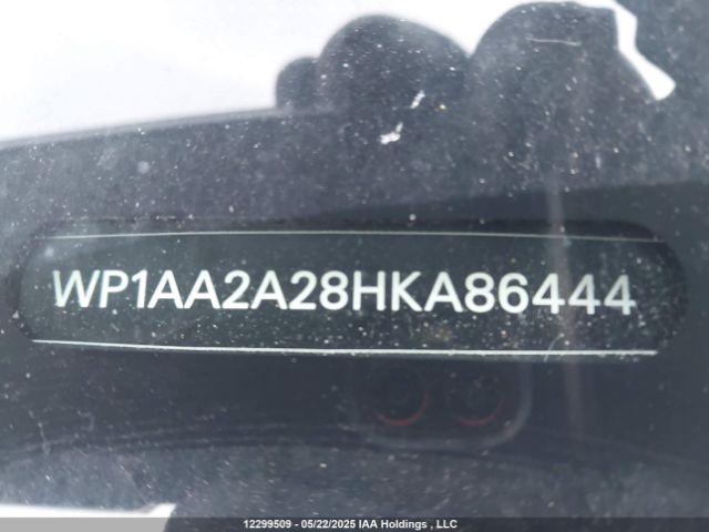 WP1AA2A28HKA86444 2017 PORSCHE