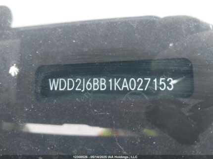 WDD2J6BB1KA027153 2019 MERCEDES-BENZ