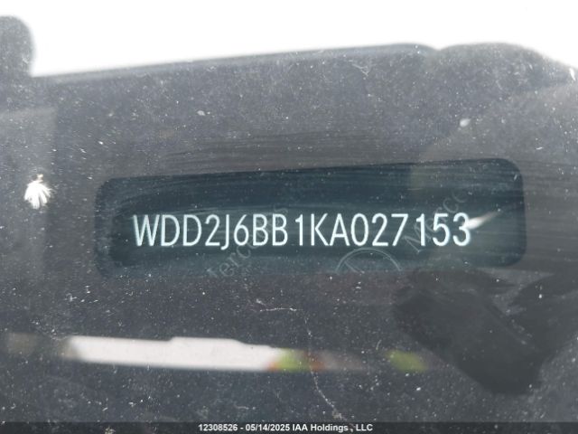 WDD2J6BB1KA027153 2019 MERCEDES-BENZ