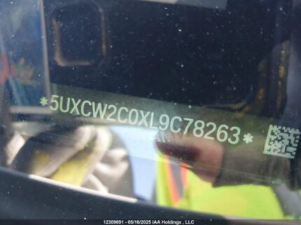 5UXCW2C0XL9C78263 2020 BMW