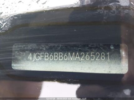 4JGFB6BB6MA265281 2021 MERCEDES-BENZ