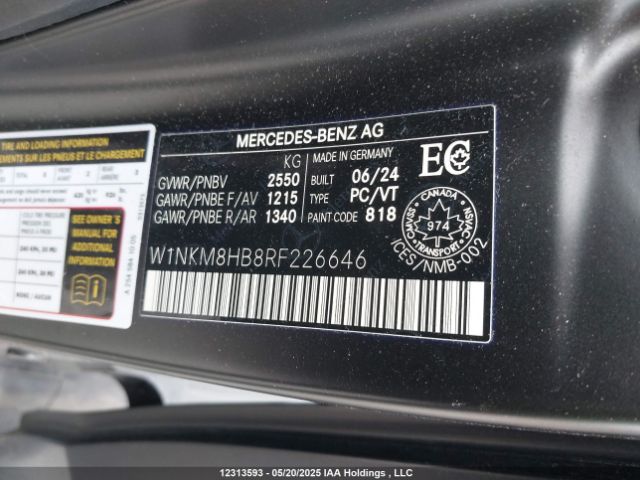 W1NKM8HB8RF226646 2024 MERCEDES-BENZ