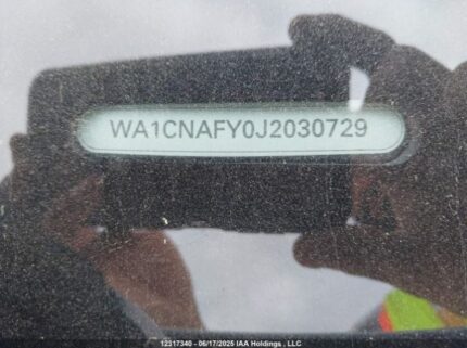 WA1CNAFY0J2030729 2018 AUDI