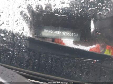 W1N0G8EBXNV360528 2022 MERCEDES-BENZ