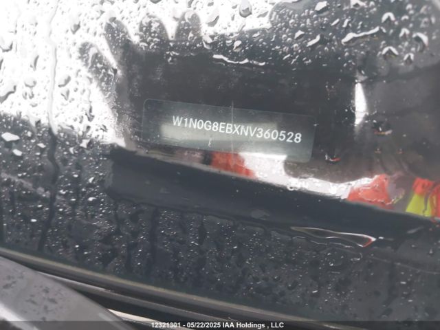 W1N0G8EBXNV360528 2022 MERCEDES-BENZ