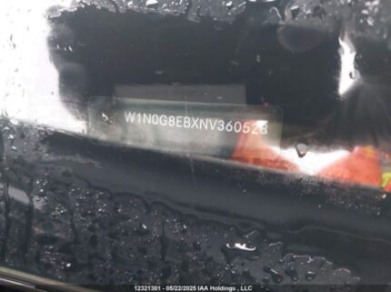 W1N0G8EBXNV360528 2022 MERCEDES-BENZ