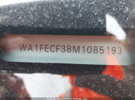 WA1FECF38M1085193 2021 AUDI
