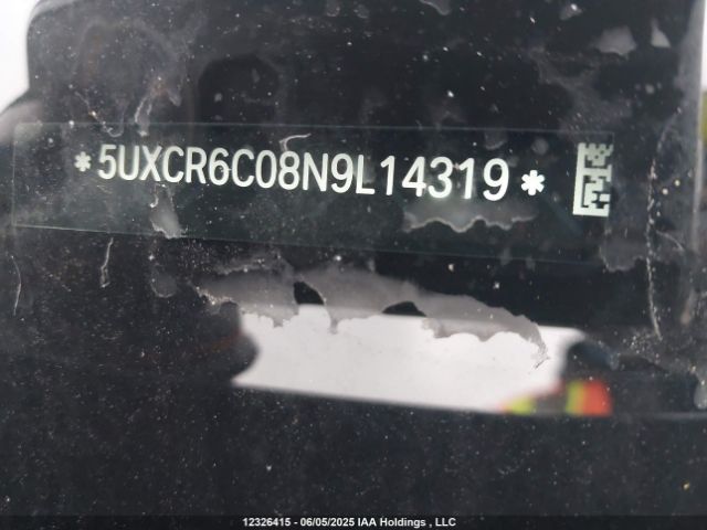 5UXCR6C08N9L14319 2022 BMW