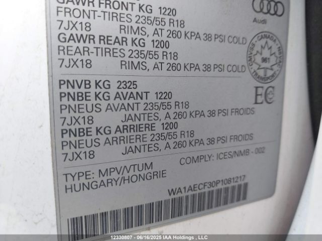 WA1AECF30P1081217 2023 AUDI