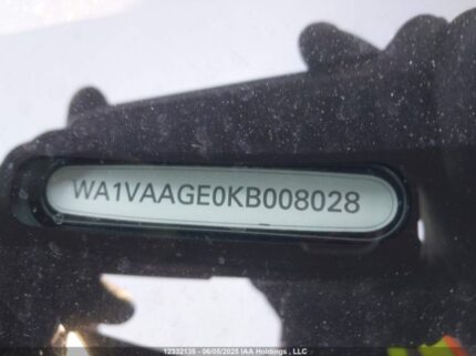 WA1VAAGE0KB008028 2019 AUDI
