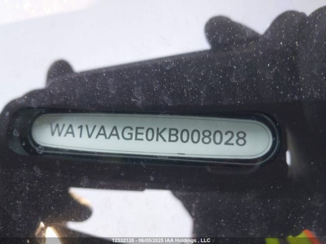 WA1VAAGE0KB008028 2019 AUDI