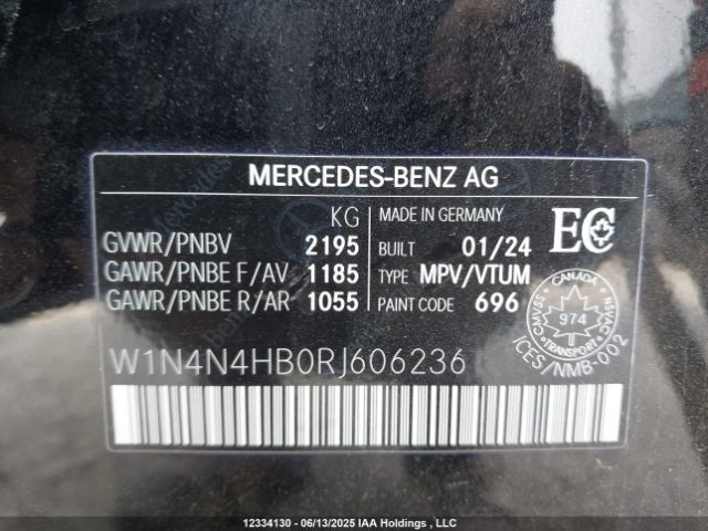 W1N4N4HB0RJ606236 2024 MERCEDES-BENZ