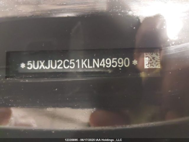 5UXJU2C51KLN49590 2019 BMW