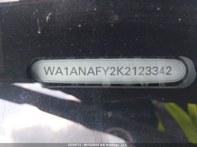 WA1ANAFY2K2123342 2019 AUDI