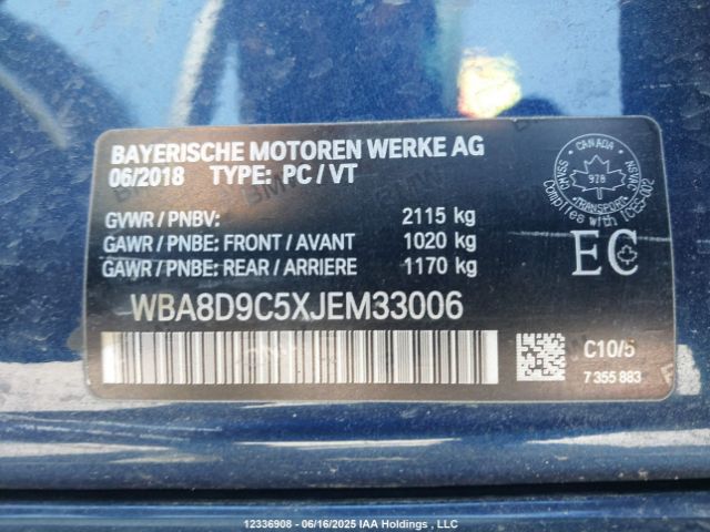 WBA8D9C5XJEM33006 2018 BMW