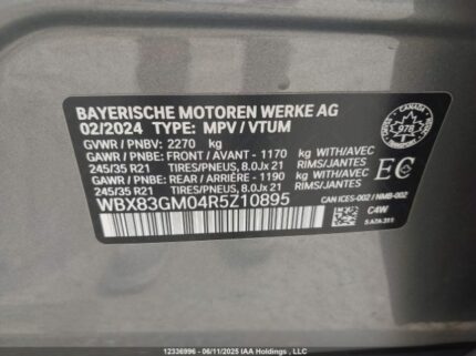WBX83GM04R5Z10895 2024 BMW