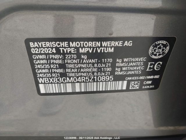 WBX83GM04R5Z10895 2024 BMW