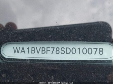 WA1BVBF78SD010078 2025 AUDI