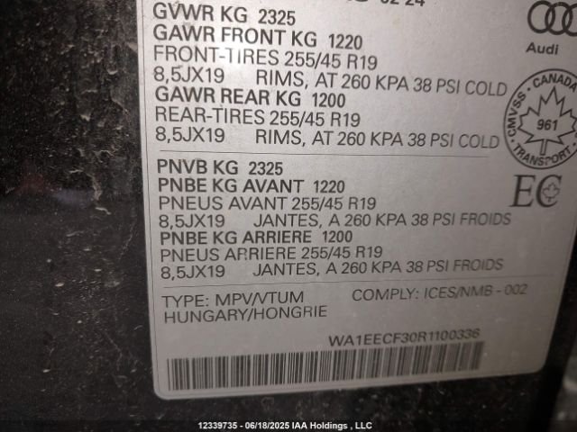 WA1EECF30R1100336 2024 AUDI