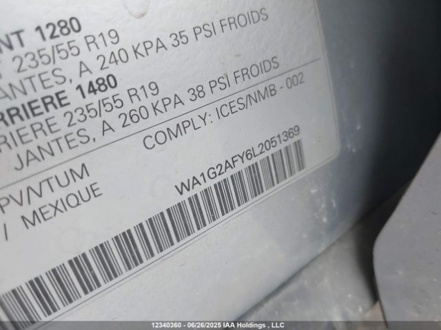 WA1G2AFY6L2051369 2020 AUDI
