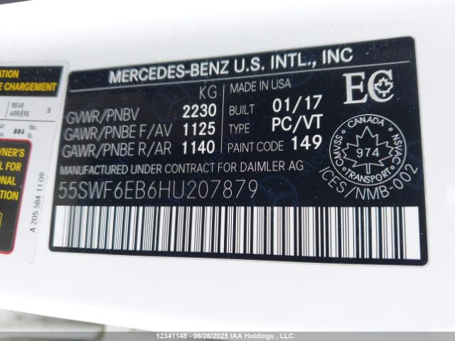 55SWF6EB6HU207879 2017 MERCEDES-BENZ