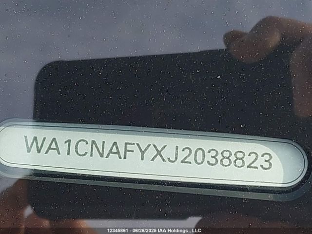 WA1CNAFYXJ2038823 2018 AUDI
