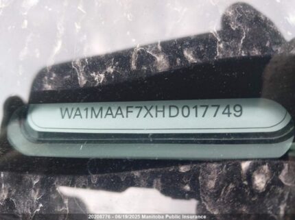 WA1MAAF7XHD017749 2017 AUDI