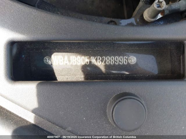 WBAJB9C51KB288996 2019 BMW