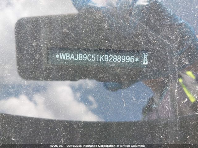 WBAJB9C51KB288996 2019 BMW