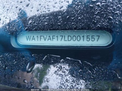 WA1FVAF17LD001557 2020 AUDI