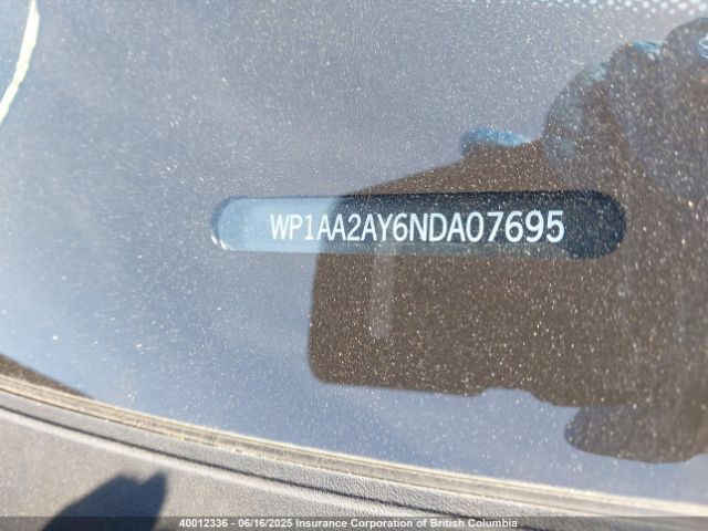 WP1AA2AY6NDA07695 2022 PORSCHE
