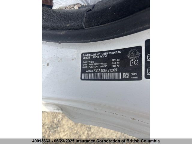 WBA4Z3C54KEF31269 2019 BMW